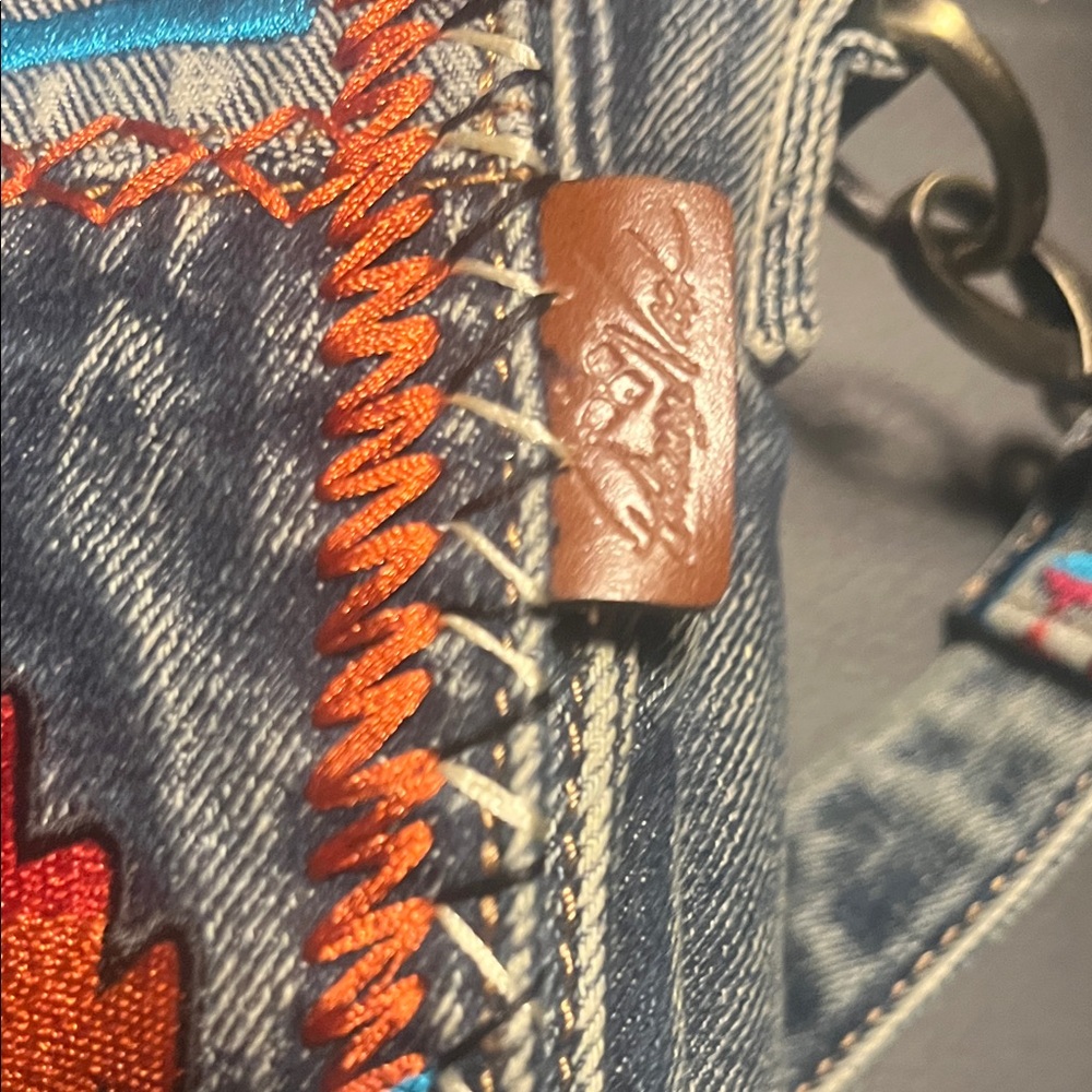 Patricia Nash Multicolor Patchwork Crossbody Bag … - image 13